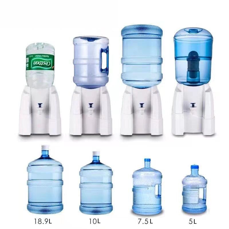 RASHNIK RN-2457 Simple Water Dispenser  Hand-pressed Water Dispenser Bucket Rack Simple Desktop Pure Water Stand Base