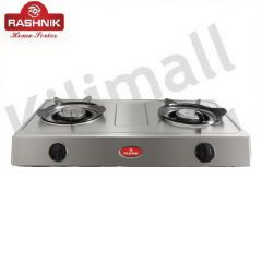 RASHNIK RN-1529B Auto Ignition Stainless Steel Double Burner Gas Stove Gas Cooker Cooktops