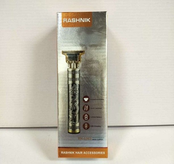 RASHNIK  USB Electric Hair Cutting Machine Rechargeable Hair Clipper Man Shaver Trimmer Barber Professional Beard Trimmer Julie Fashion Store （RN-5363）