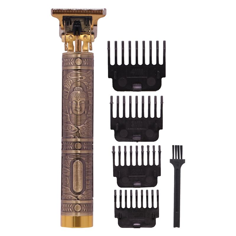 RASHNIK USB Electric Hair Cutting Machine Rechargeable Hair Clipper Man Shaver Trimmer Barber Professional Beard Trimmer Julie Fashion Store （RN-53614）