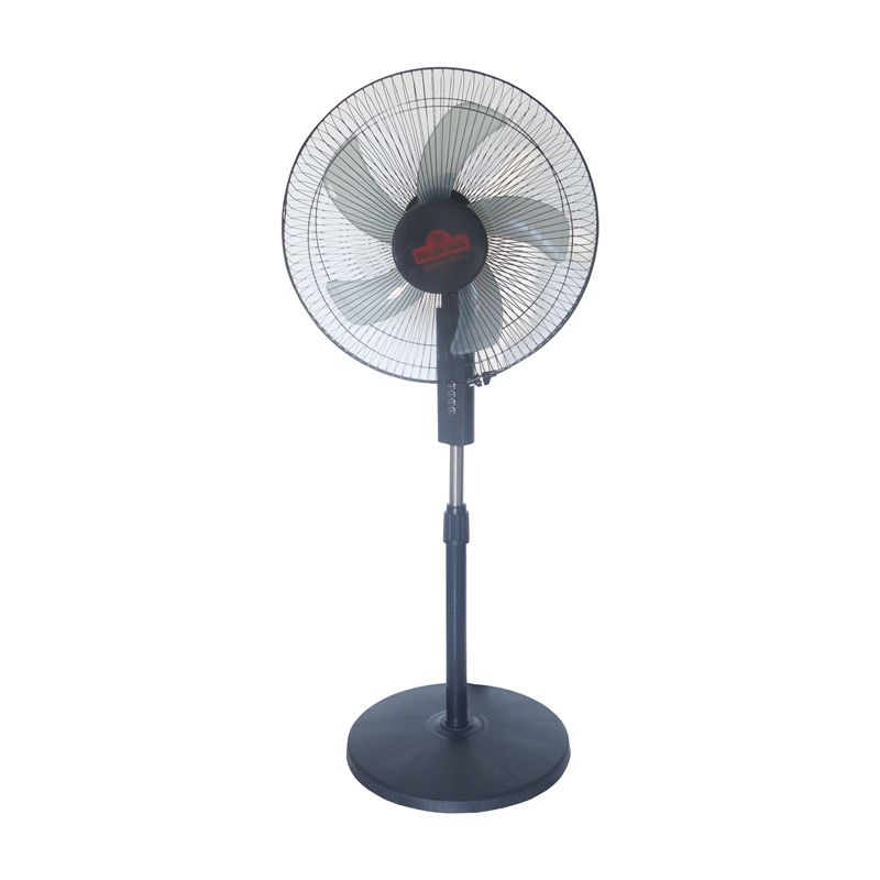 RASHNIK  RN-2509 16INCH  3 Speed Remote Control With Oscillating Function Stand  Fan Low Noise and Power Efficient Floor Fans
