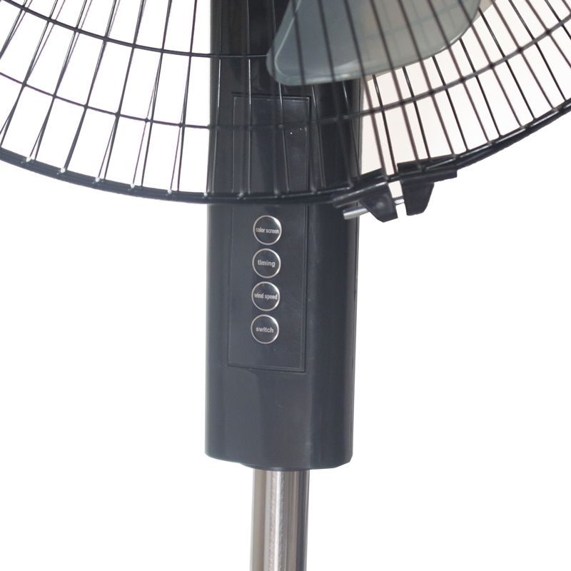 RASHNIK  RN-2509 16INCH  3 Speed Remote Control With Oscillating Function Stand  Fan Low Noise and Power Efficient Floor Fans