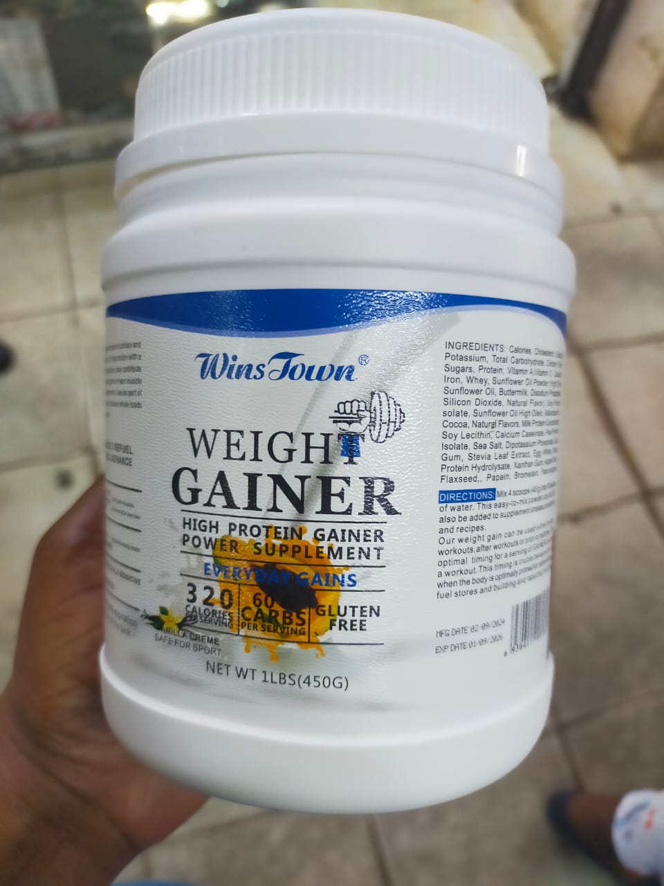 Weight gain Powder body builder muscle builder