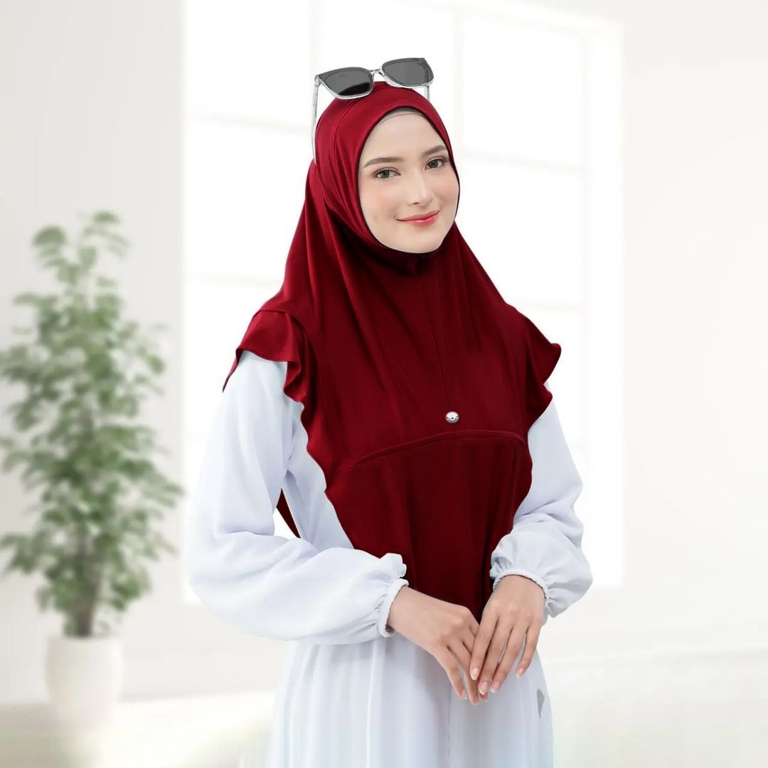 Muslim 2024 Hot Solid Color Ethnic Hijab Covered Head Fashion Hundred Turban Hat