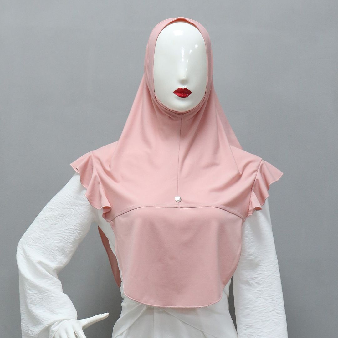 Muslim 2024 Hot Solid Color Ethnic Hijab Covered Head Fashion Hundred Turban Hat