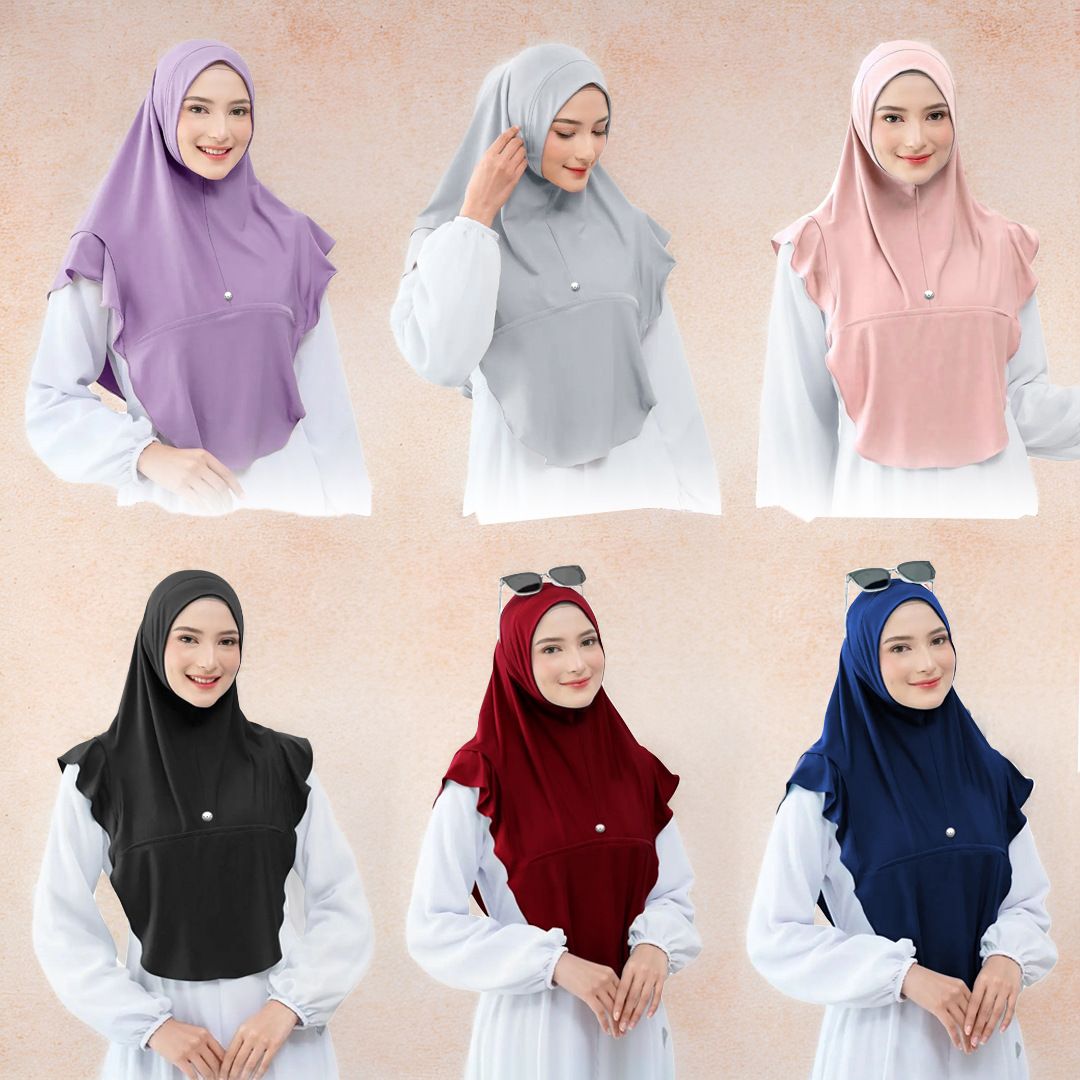 Muslim 2024 Hot Solid Color Ethnic Hijab Covered Head Fashion Hundred Turban Hat