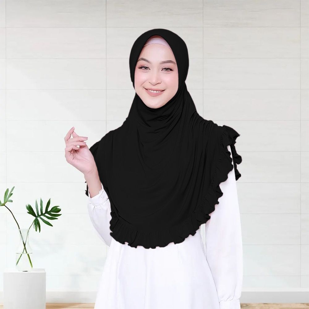 Middle East Muslim Hijab Ethnic Hat Fashion Shrink Patchwork Women's Pullover Hijab Hat