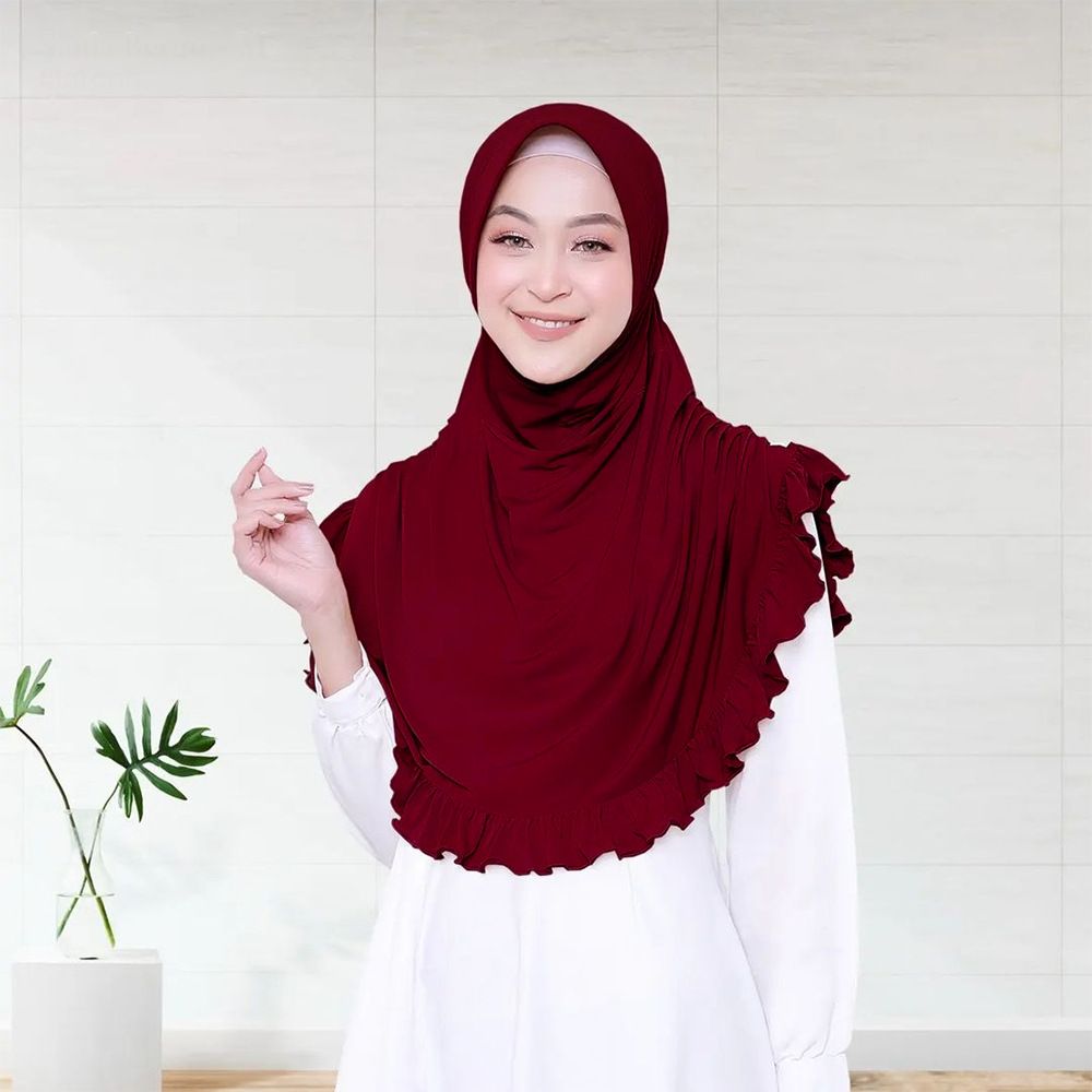 Middle East Muslim Hijab Ethnic Hat Fashion Shrink Patchwork Women's Pullover Hijab Hat