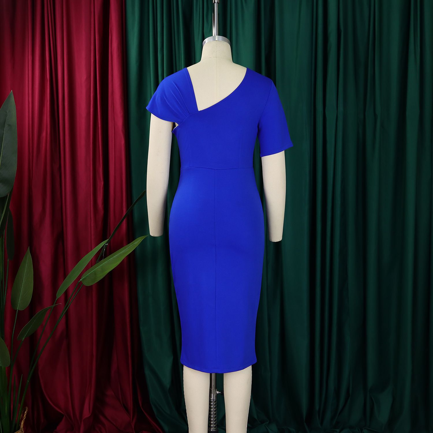 New Style Bag Hip Nail Bead High Waist OL Tongle Pencil Skirt African Dress