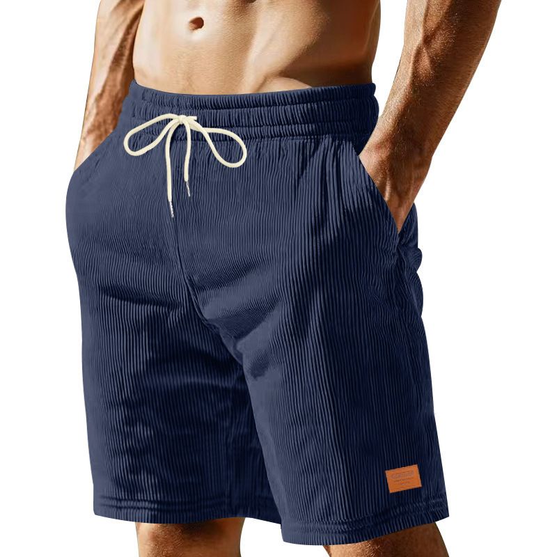 Summer Sweatpants Corduroy Simple Five Shorts Men's Shorts Casual Pants