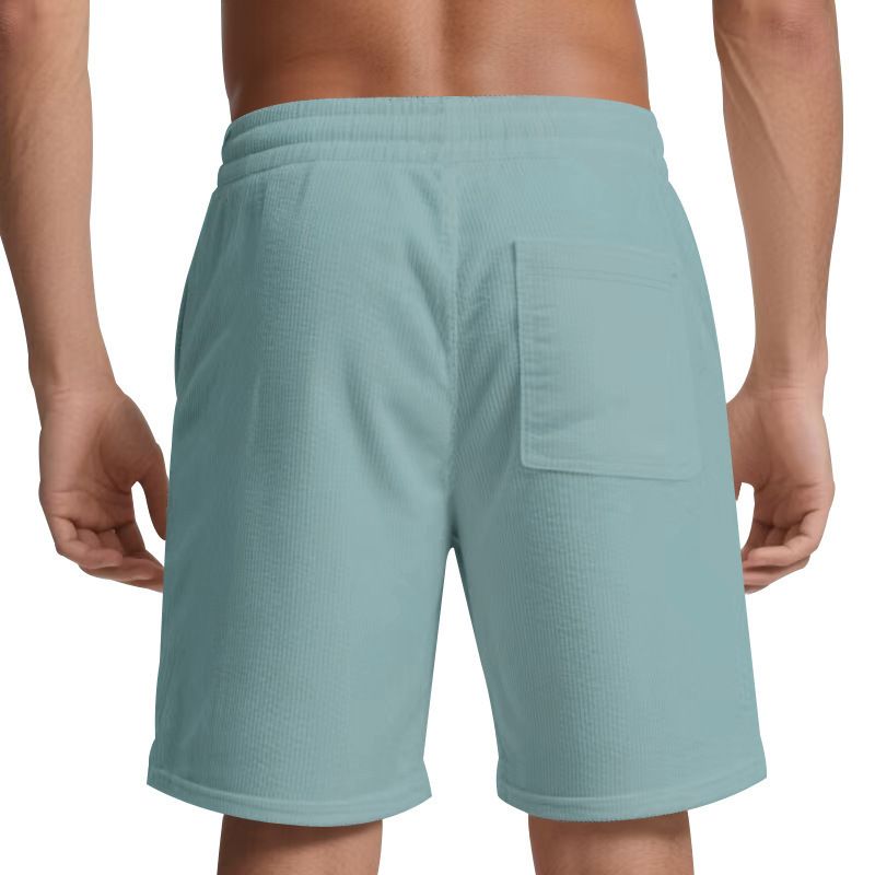 Summer Sweatpants Corduroy Simple Five Shorts Men's Shorts Casual Pants