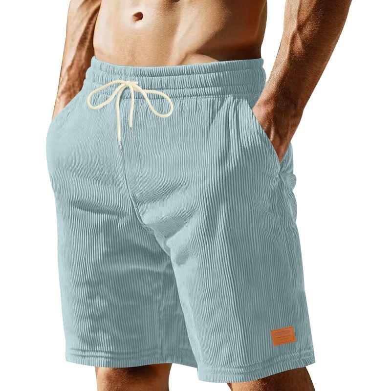 Summer Sweatpants Corduroy Simple Five Shorts Men's Shorts Casual Pants