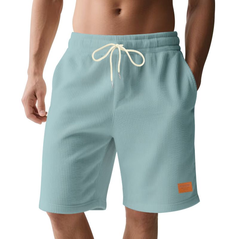 Summer Sweatpants Corduroy Simple Five Shorts Men's Shorts Casual Pants