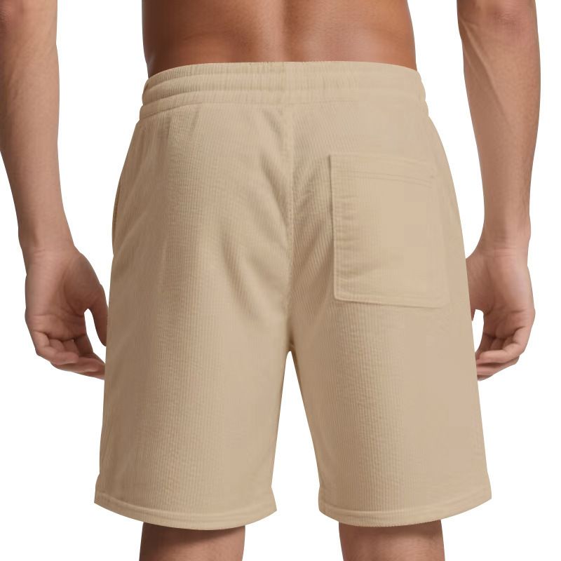 Summer Sweatpants Corduroy Simple Five Shorts Men's Shorts Casual Pants