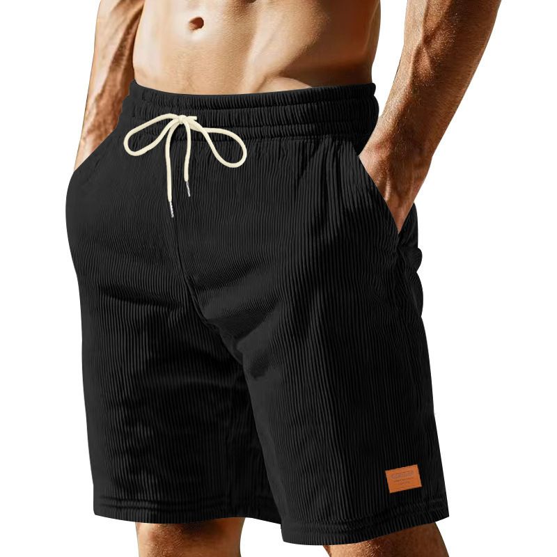 Summer Sweatpants Corduroy Simple Five Shorts Men's Shorts Casual Pants