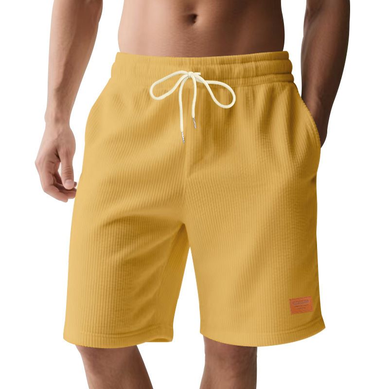 Summer Sweatpants Corduroy Simple Five Shorts Men's Shorts Casual Pants