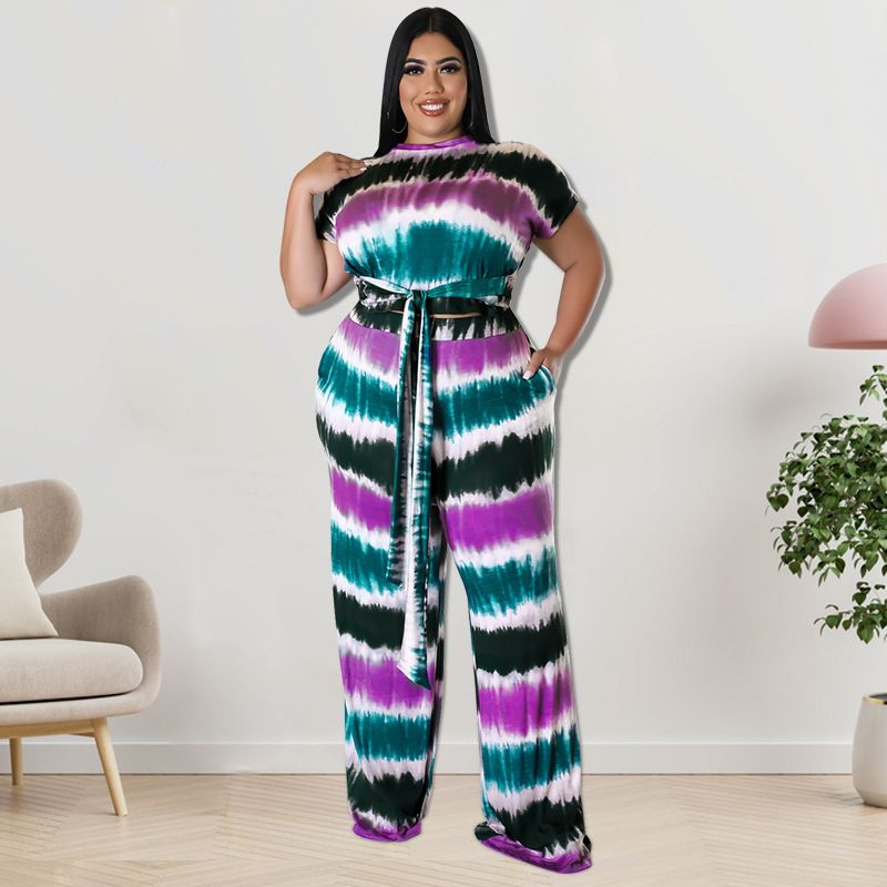 Large Size New Women's Fashion Suit Straight Pants