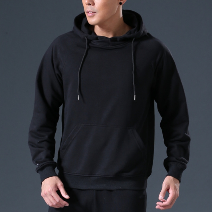 Loose Fit Long Sleeve Hoodie Men Casual Streetwear Loose Sweatshirt Trendy Sportswear