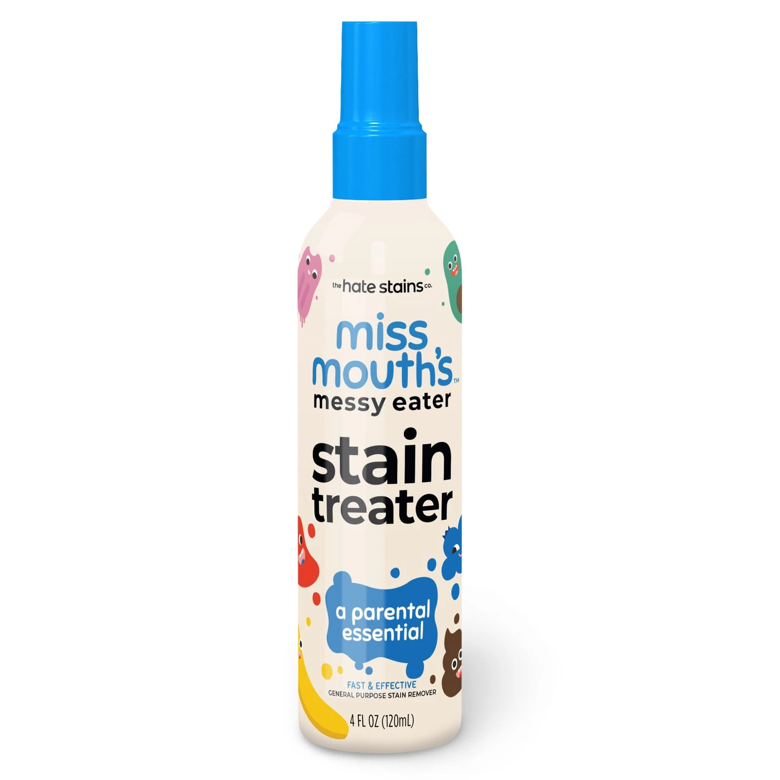 （Buy one, get one free.）Miss Mouth's Messy Eater Stain Treater Spray - 4oz Stain Remover - Newborn