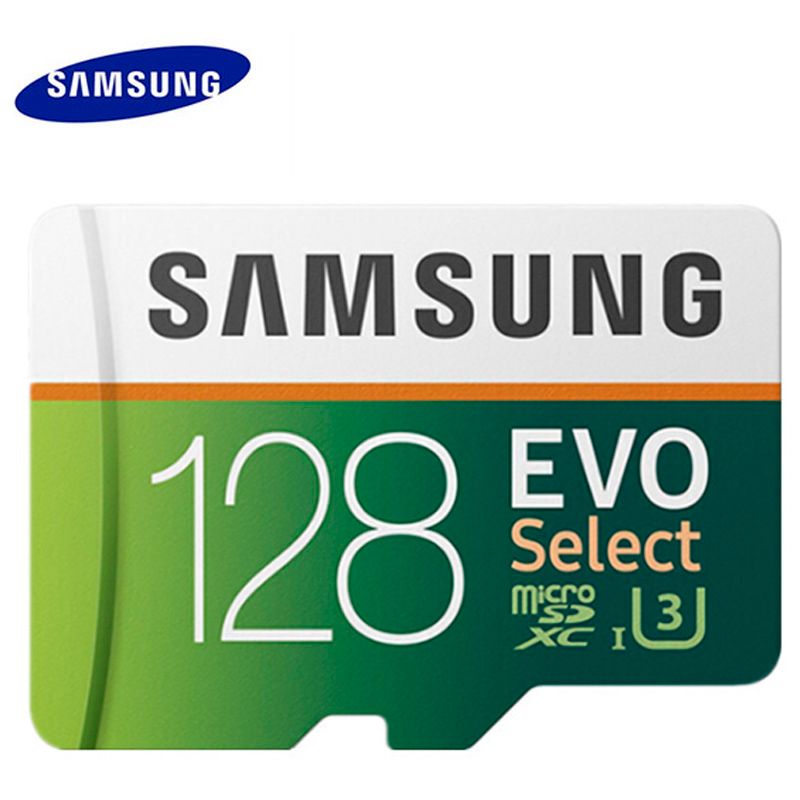 Samsung 32GB 64GB 128GB 256GB EVO Select U3 SDXC Flash Memory Card 32G 64G 128G 256G Class 10 MicroSD Mini Micro TF SD Card for Cell Phones Laptops Cameras