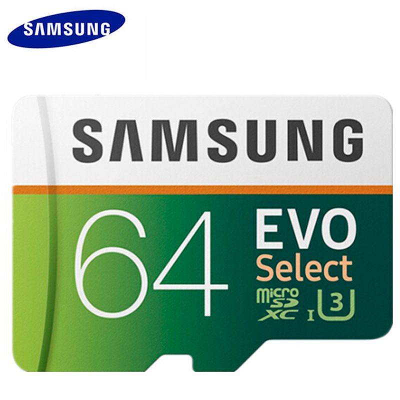 Samsung 32GB 64GB 128GB 256GB EVO Select U3 SDXC Flash Memory Card 32G 64G 128G 256G Class 10 MicroSD Mini Micro TF SD Card for Cell Phones Laptops Cameras