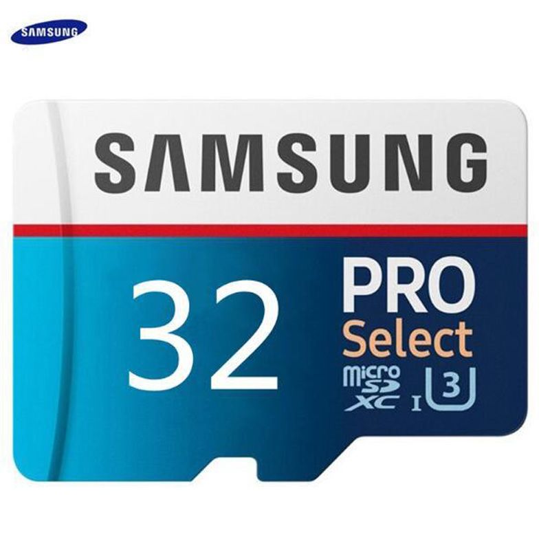 Samsung 32GB 64GB 128GB 256GB 512GB 1TB 2TB PRO Select U3 SDXC Flash Memory Card 32G 64G 128G 256G Class 10 MicroSD Mini Micro TF SD Card for Cell Phones Laptops Cameras