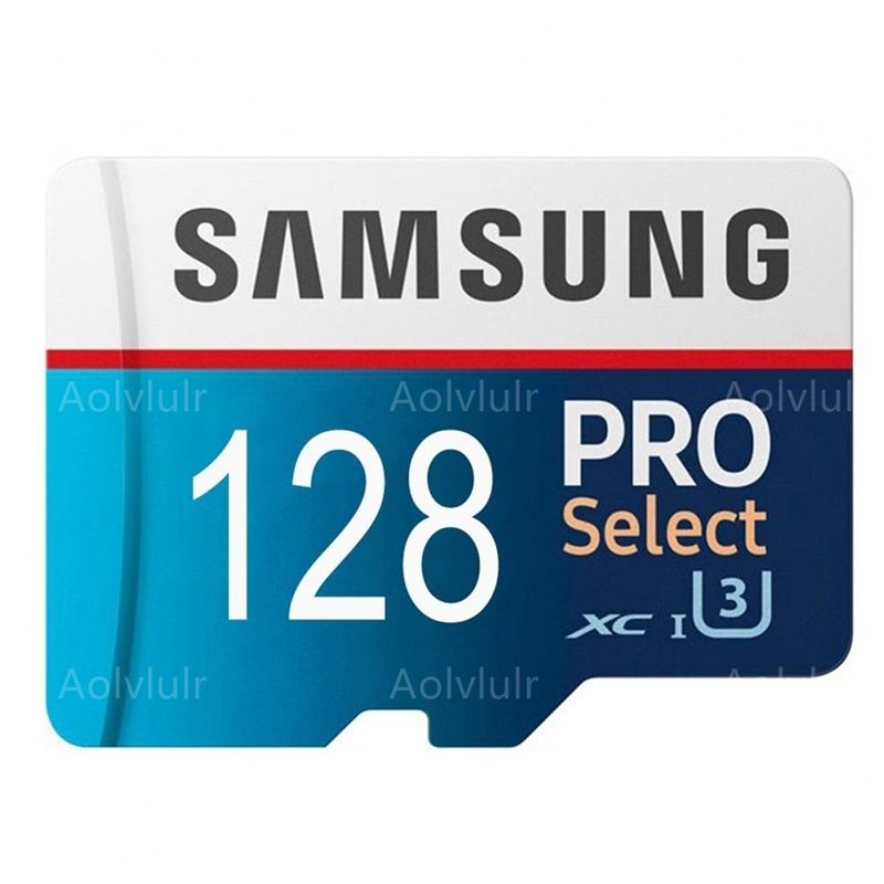 Samsung 32GB 64GB 128GB 256GB 512GB 1TB 2TB PRO Select U3 SDXC Flash Memory Card 32G 64G 128G 256G Class 10 MicroSD Mini Micro TF SD Card for Cell Phones Laptops Cameras