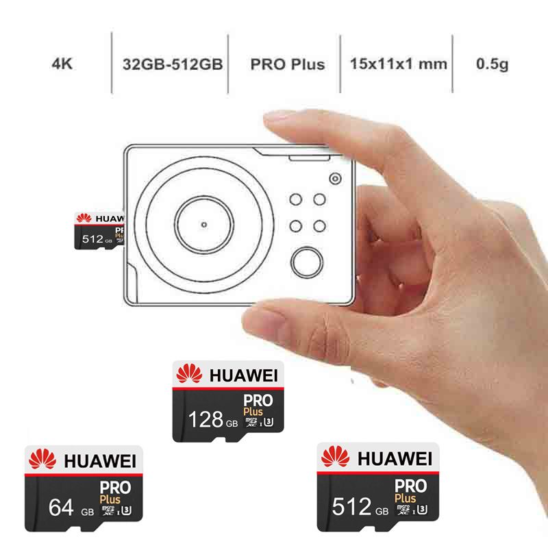 HUAWEI PRO Plus MicroSD U3 32GB 64GB 128GB 256GB Memory Card SDXC Class 10 TF Mini Card Micro SD 32G 64G 128G 256G for Camera Smartphones Laptop