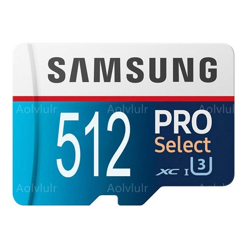 Samsung 32GB 64GB 128GB 256GB 512GB 1TB 2TB PRO Select U3 SDXC Flash Memory Card 32G 64G 128G 256G Class 10 MicroSD Mini Micro TF SD Card for Cell Phones Laptops Cameras