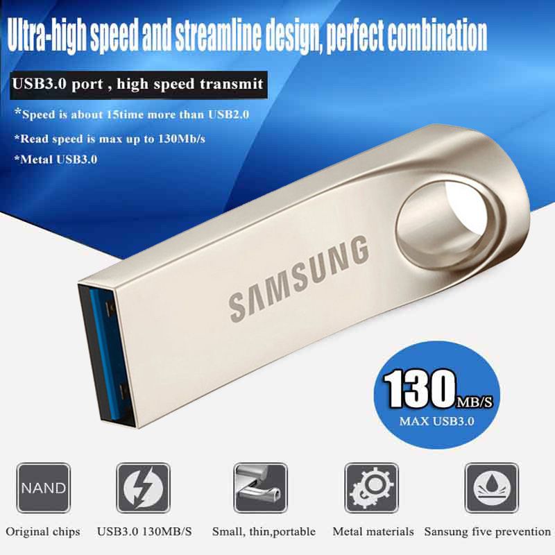 Samsung USB 3.0 Flash Drive 128GB 256GB 512GB 1TB 2TB Pendrive Memory Stick Storage Flashdisk 128G 256G 512G 1T 2T Siver