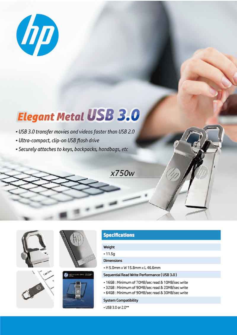 HP USB 3.0 Flash Drive 128GB 256GB 512GB 1TB 2TB Pendrive Memory Stick Storage Flashdisk 128G 256G 512G 1T 2T Black