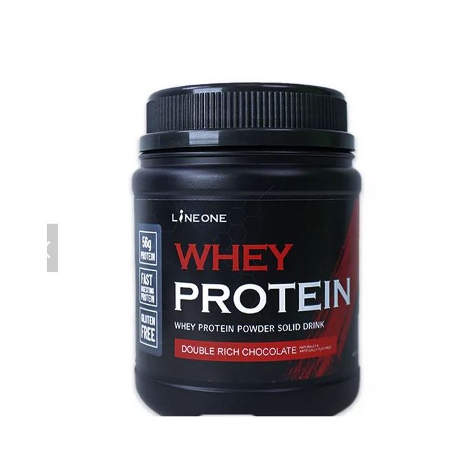 Line One 100% Whey Protein Mass Gainer Double Chocolate 500g - Fast Muscle Growth - Post-Workout