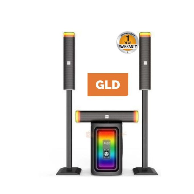 Gld G2301 3.1CH Subwoofer Speaker System 135W - Black