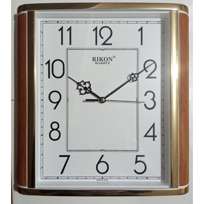 Rikon Wall Clock - Rikon Quartz, WOOD WHITE 561