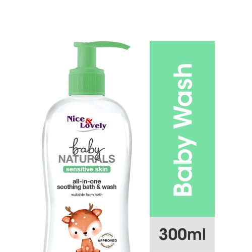 Nice & Lovely All In One Baby Bath & Wash – 300ml
