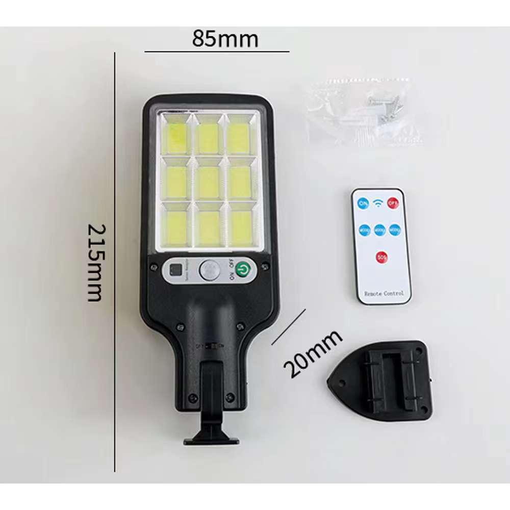 New Solar Light PIR Motion Sensor Garden Outdoor LED Lighting Waterproof Smart Remote Control Lamp Solar Power Street Lamp