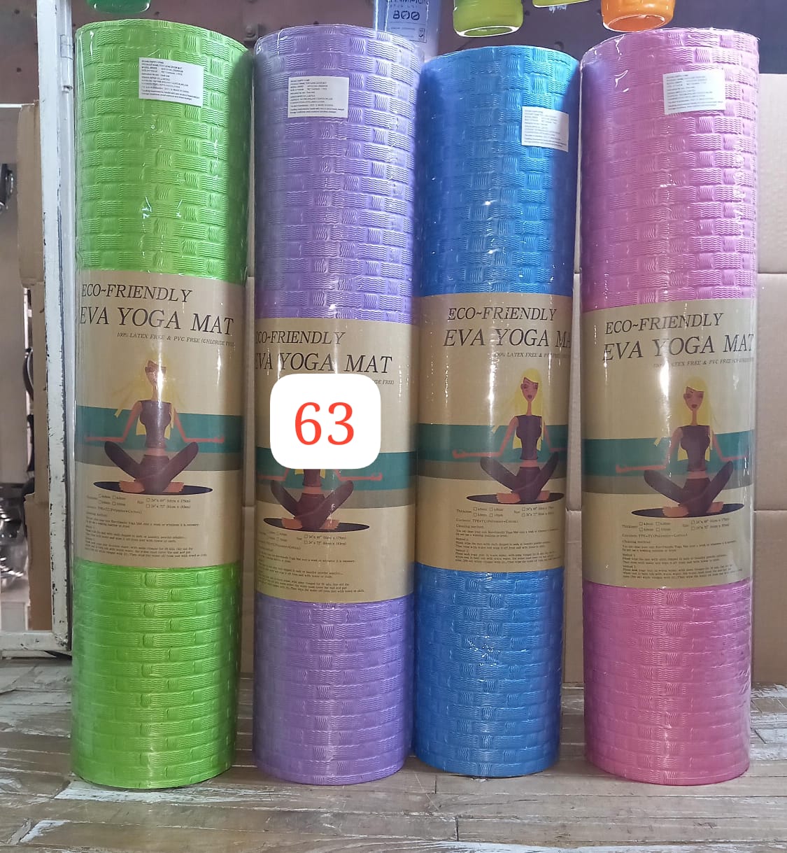 Double Sided Exercise Fitness Yoga Mat- 10mm