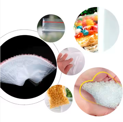 Transparent Plastic Zip Lock Bag LDPE Clear Transparent Zip Lock Bags Packing-100PCS
