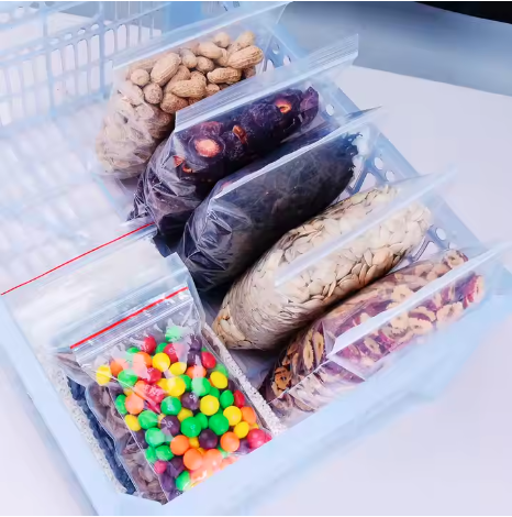Transparent Plastic Zip Lock Bag LDPE Clear Transparent Zip Lock Bags Packing-100PCS