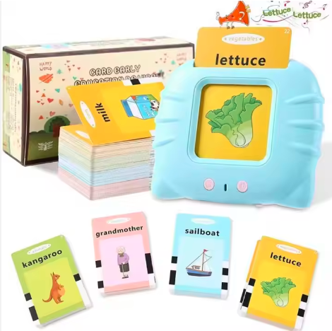 TALKING CARDS. Early educational flash audio cards. Talking Flash Cards Early Educational Toys. It is a great learning way for them to explore different possibilities.