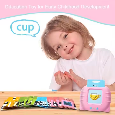 TALKING CARDS. Early educational flash audio cards. Talking Flash Cards Early Educational Toys. It is a great learning way for them to explore different possibilities.
