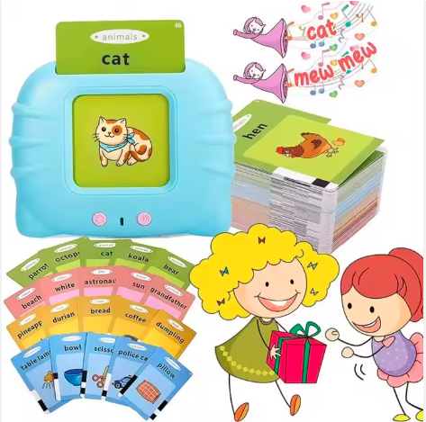 TALKING CARDS. Early educational flash audio cards. Talking Flash Cards Early Educational Toys. It is a great learning way for them to explore different possibilities.