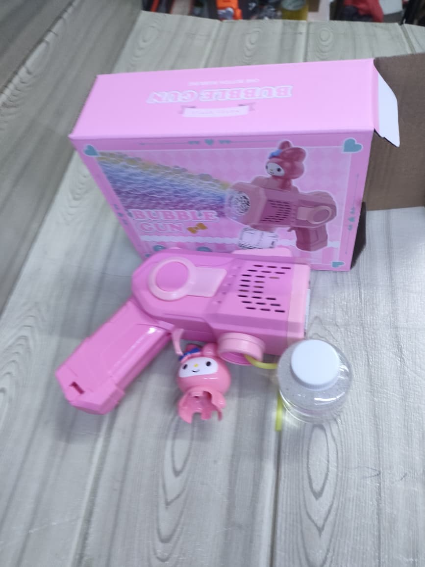 Bubble Water Gun Toy Outdoor Fun with Bubble Blaster & Water Shooter for Kids Games