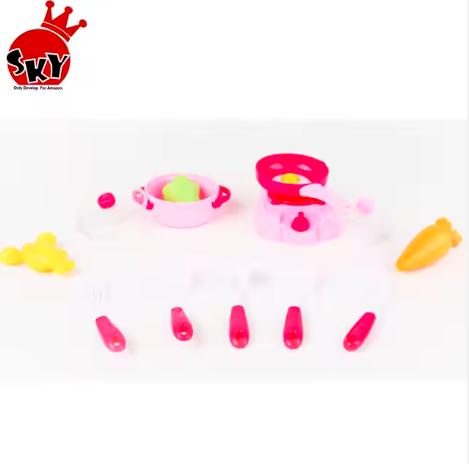 Kitchen Toys Cooking Set Food for Kids Girls