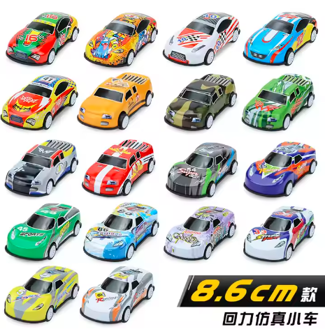 Metal Surface Children's Toy Pull Back Car Inertia Car Toy Car