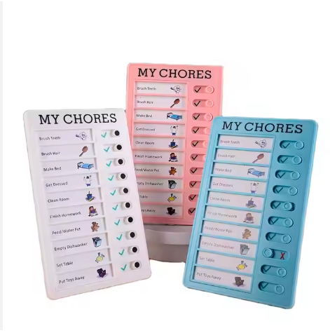My chores kids checklist,that can be edited to suit your kids daily routine Random Color