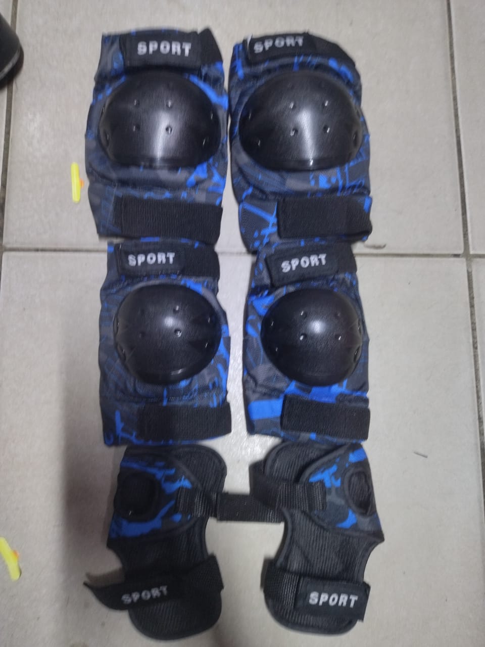 6pcs/Set Kids Roller Skating Bicycle Knee Wrist Guard Elbow Pad Set For Children Cycling Sports Protective Guard Gear Set