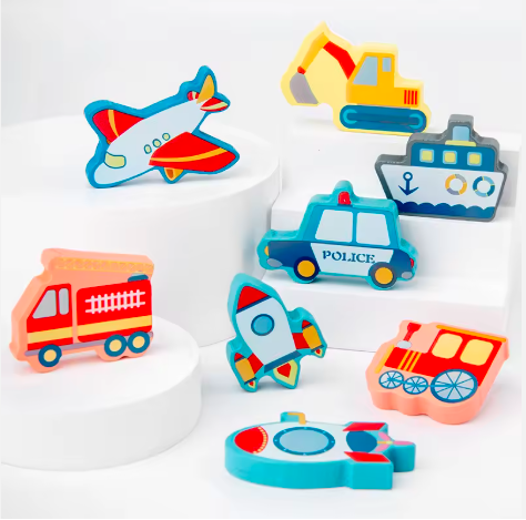 Wholesale Montessori Children's Wooden 7 in 1 Fishing Letter Shape Matching Board Game Educational Learning Gift Toys for Kids