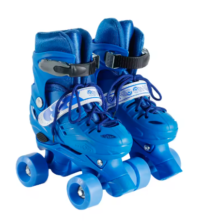 Skate Roller Shoes Walk Wing Skating Shoes/ Children Flash the Skating Shoes Double Row Wheel Four-Wheels Shoes- SIZE(35-38)