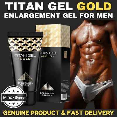 Gold Titan Gel Penis enlargement erectile disfunction and Libido supplement Titan Penis Enlargement Gel Cream Thickening Big Penis